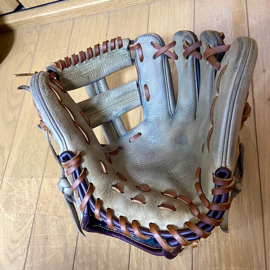 NPB 社会人野球 実使用 ミズノプロ 硬式用 オーダーグラブ グローブ 内野用