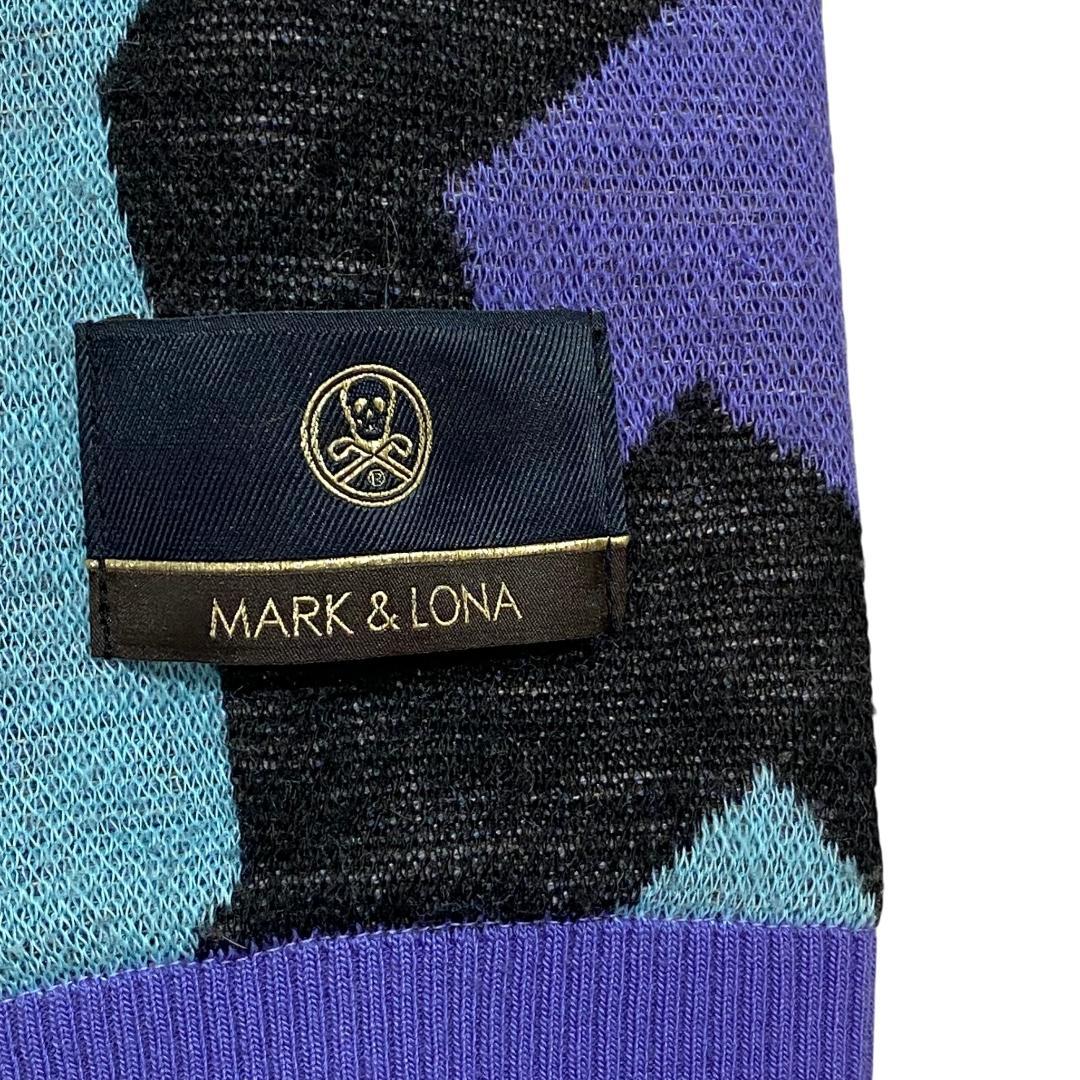 MARK＆LONA マークアンドロナ 長袖 ニット ブルゾン 38 ゴルフ