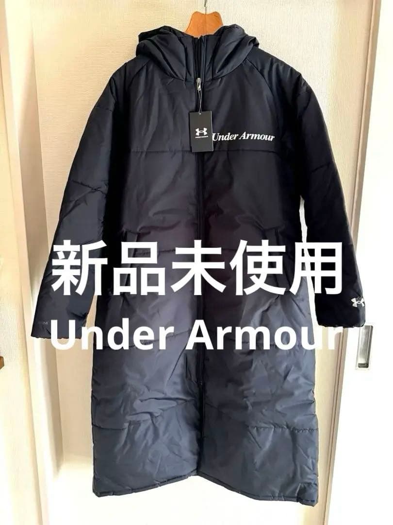【新品未使用】Under Armour ブラック ベンチコート