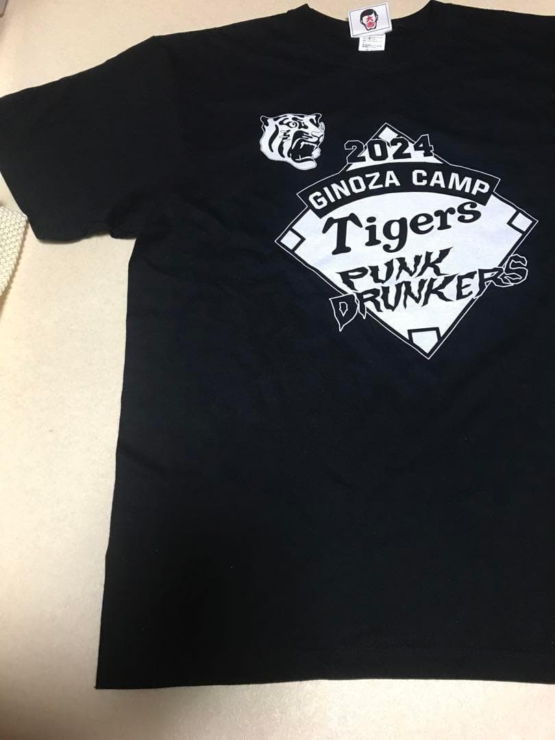 tee 黒 punkdrunkers XL パンクドランカーズ 阪神タイガース