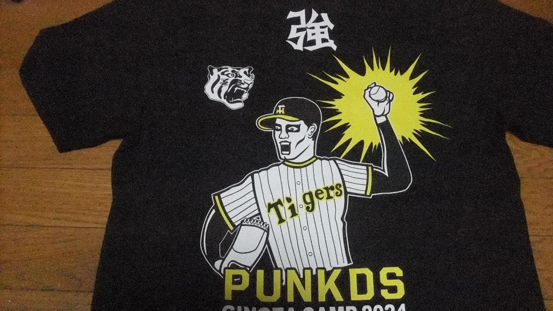 tee 黒 punkdrunkers XL パンクドランカーズ 阪神タイガース