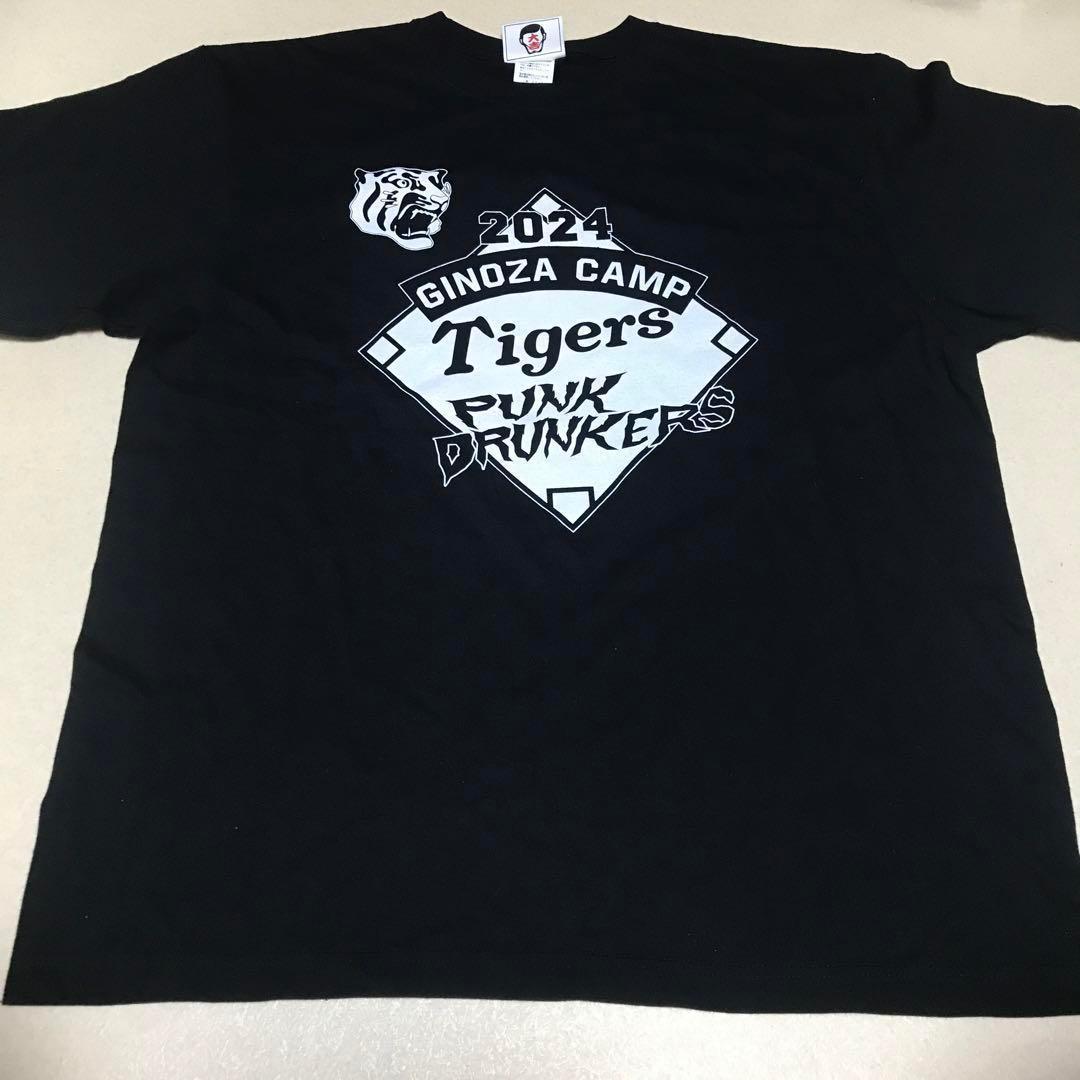 tee 黒 punkdrunkers XL パンクドランカーズ 阪神タイガース