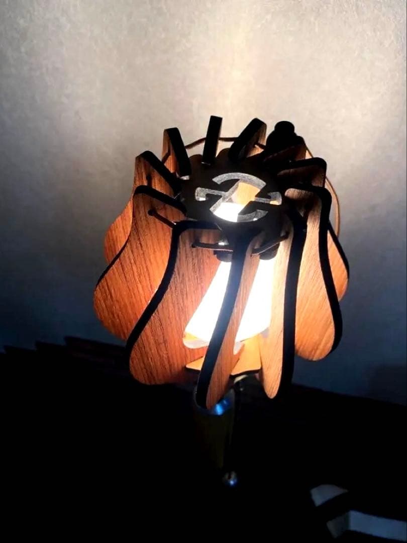 【超美品】tamanegi ランタンシェード オーク（oak）　組み立て