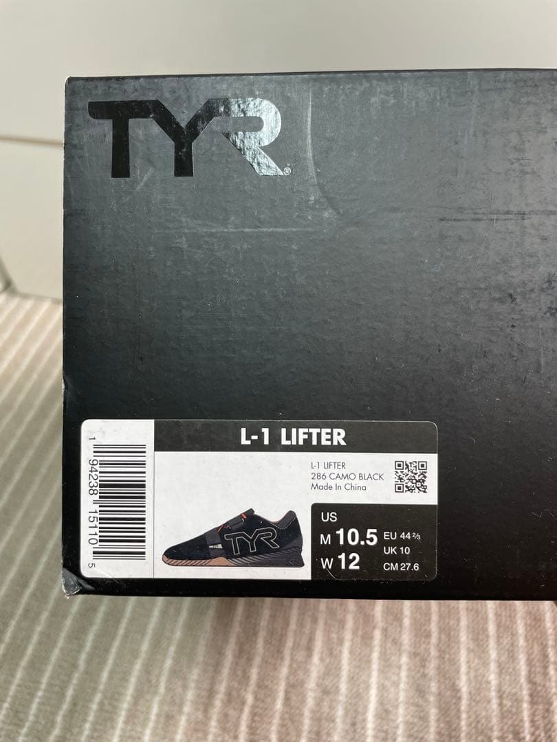 【超美品】TYR リフティングシューズ L-1 Lifter カモフラ