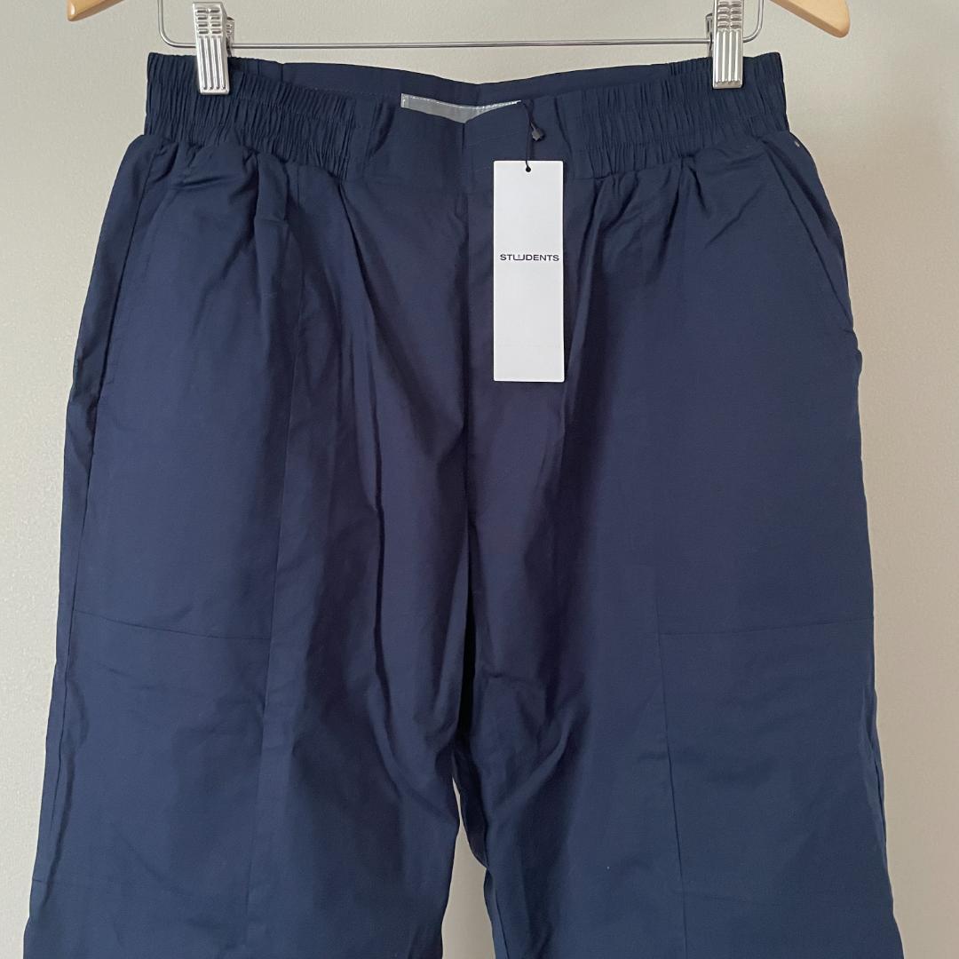 新品 Students Golf ムーアストレッチパンツ ネイビー M ゴルフ
