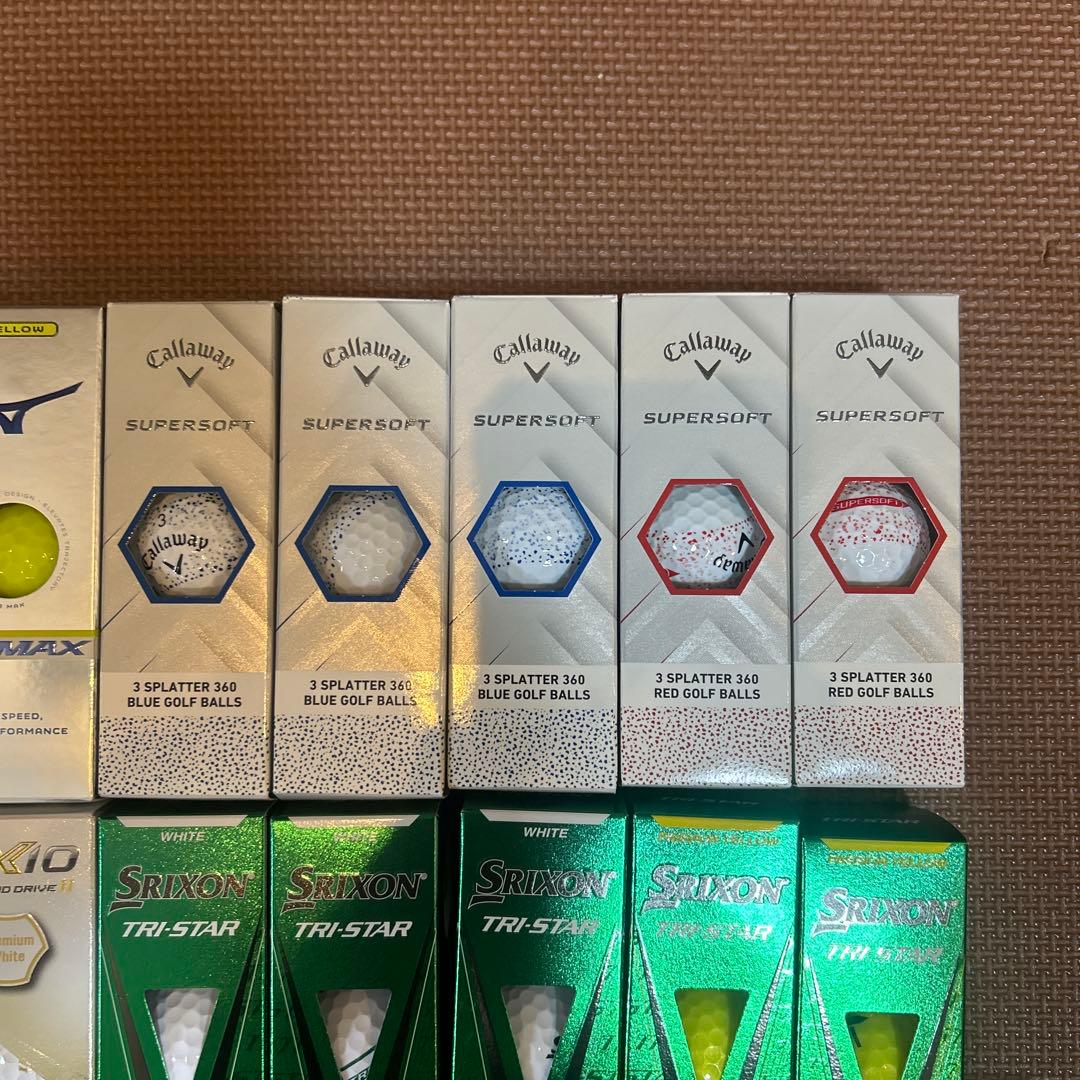 ゴルフボールセット24スリーブ➕1