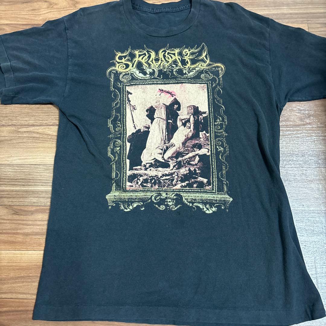 2 半袖　ブラック Tシャツ　SAMAEL バンドT メタルバンド　黒　サマエル