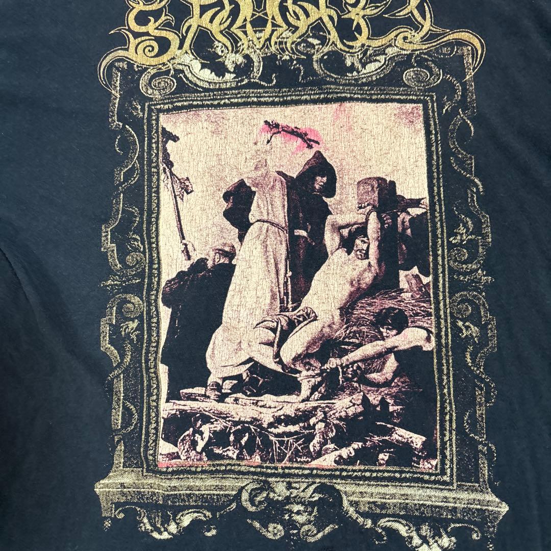 2 半袖　ブラック Tシャツ　SAMAEL バンドT メタルバンド　黒　サマエル