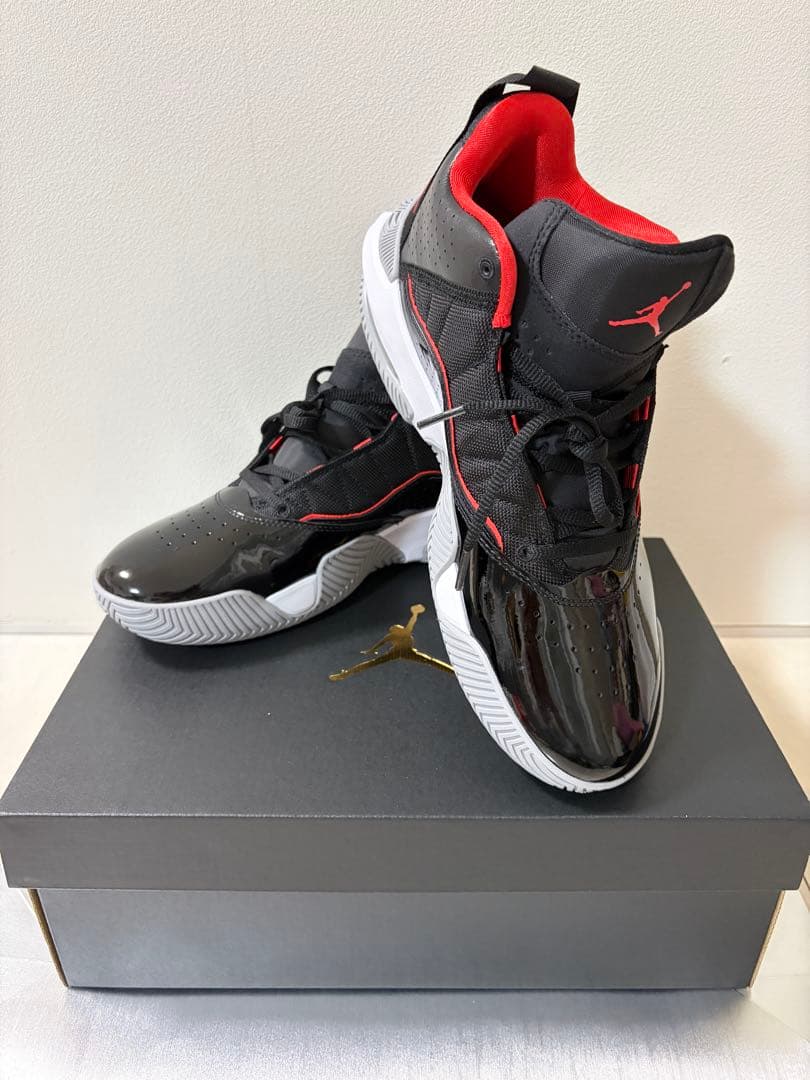 Jordan バスケットボールシューズ ブラック/レッド