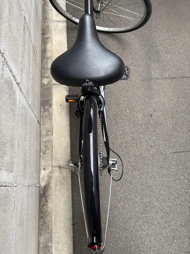 <両タイヤ新品>シティサイクル　BLACK