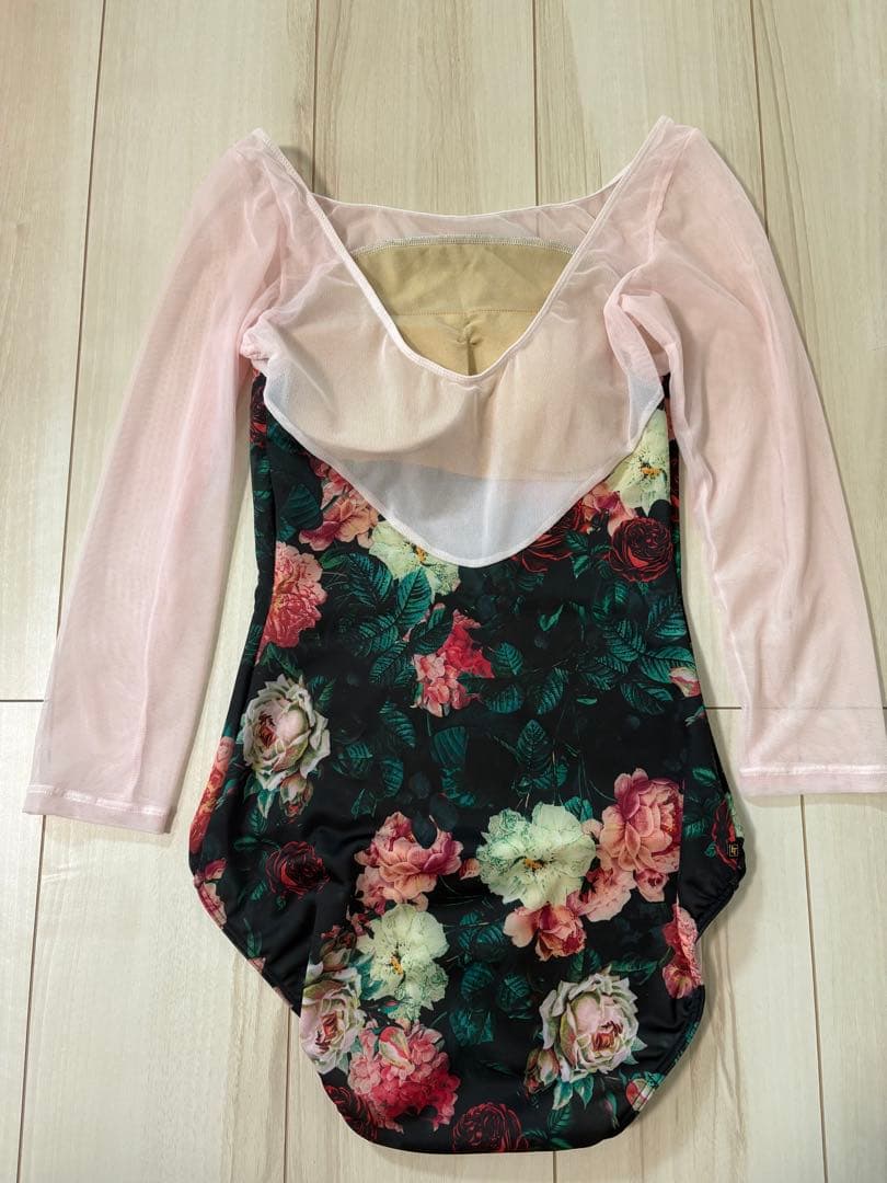 【美品】Leotard. Tokyo 7分袖レオタード Lサイズ