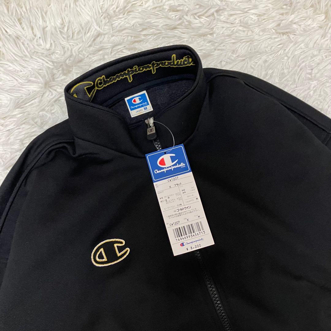 【タグ付】championproducts ジャージトップス　羽織　黒 M