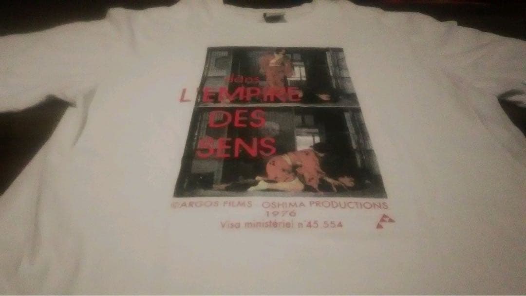激稀少Tシャツ/愛のコリーダ/大島渚/SIZE・L
