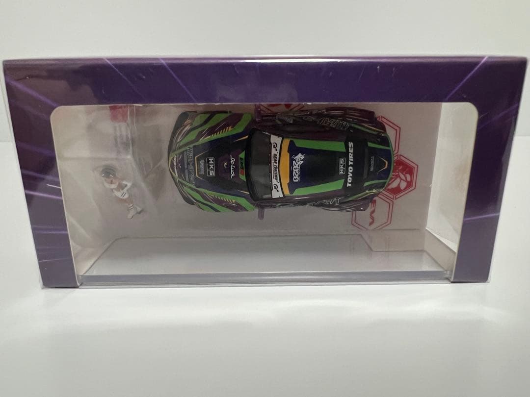 Pop Race エヴァ初号機 GRスープラ 綾波レイフィギュア付 新品