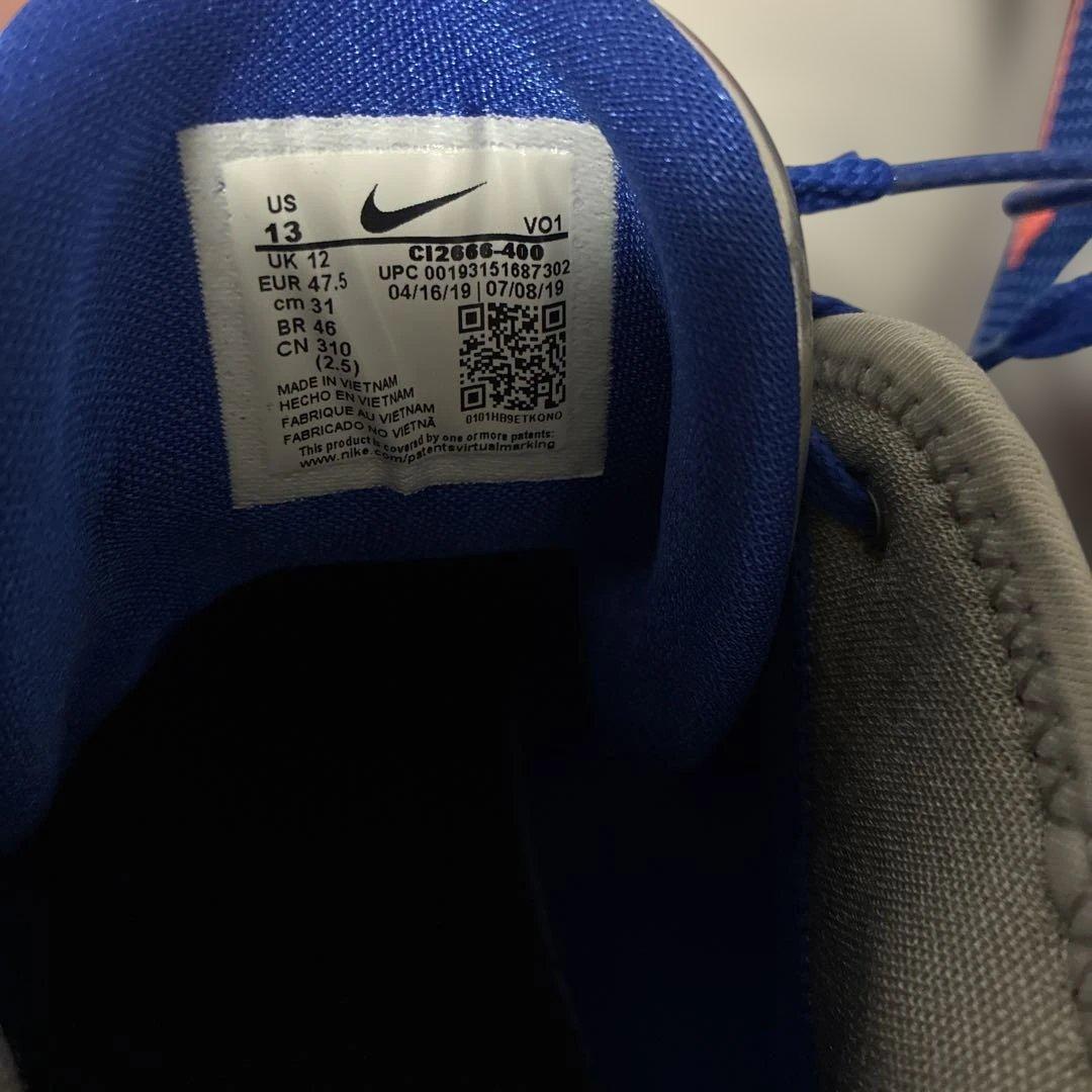 NIKE NASA PG3 EP コラボ ポールジョージ3 ブルー 31.0㎝