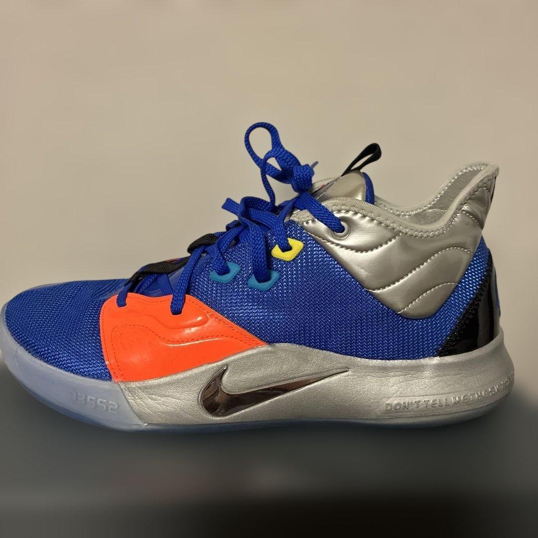 NIKE NASA PG3 EP コラボ ポールジョージ3 ブルー 31.0㎝