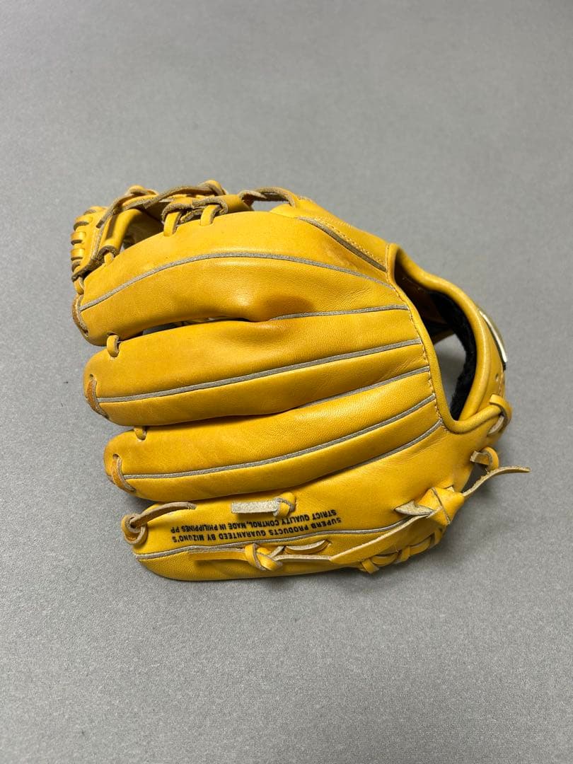 グローブ ミズノ グローバルエリート イエロー 軟式 坂本勇人ウェブモデル