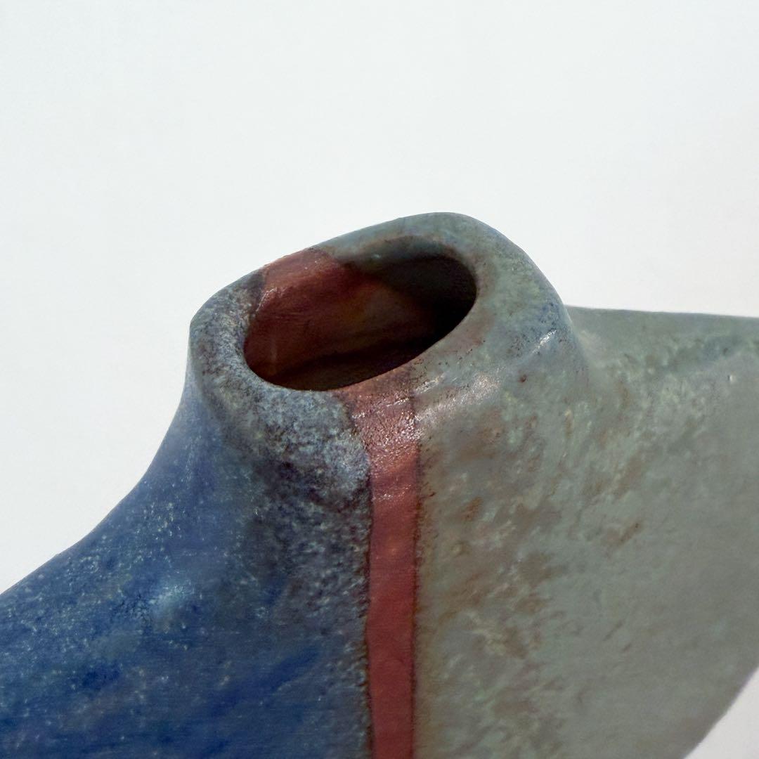 【ドイツ Studio pottery 花瓶 】ヴィンテージ 419