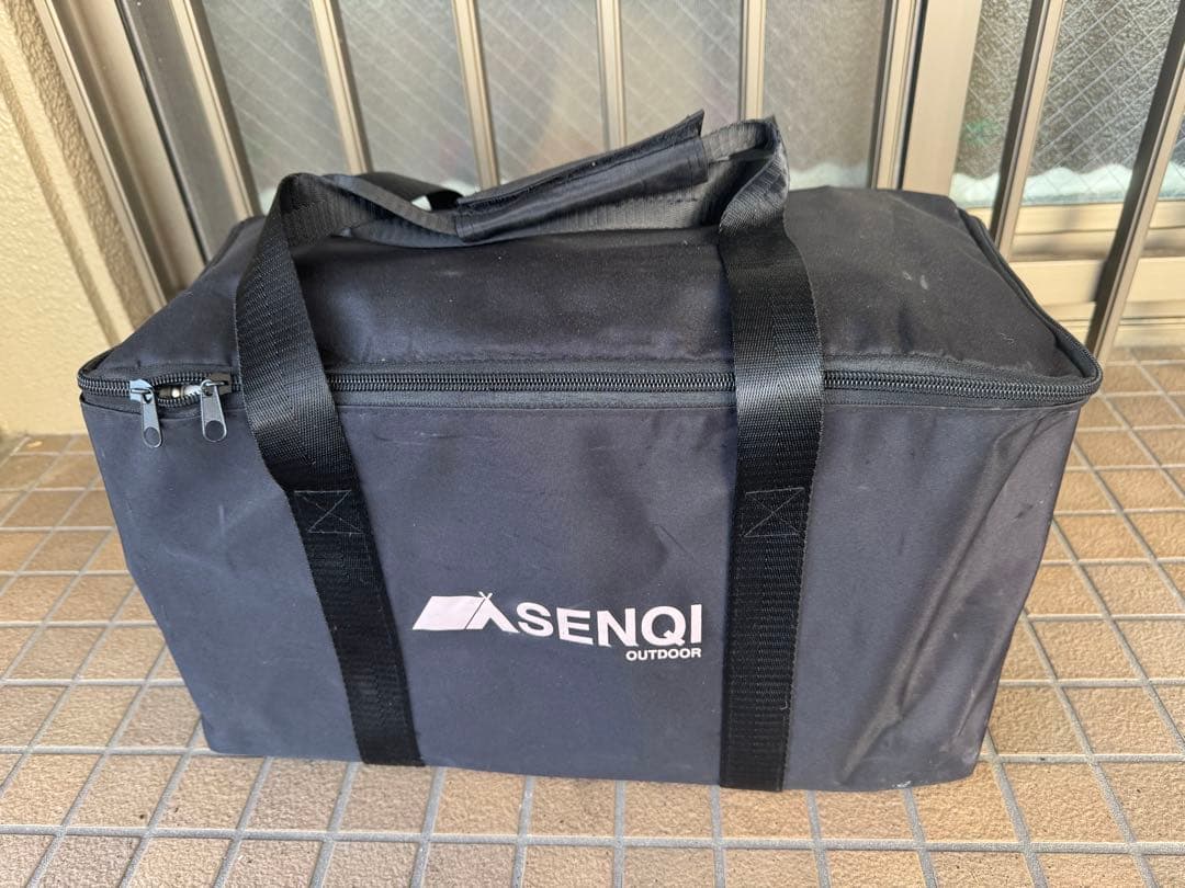 中古　薪ストーブ キャンプ 折りたたみ式 携帯便利 耐熱ガラス窓 グリッド棚搭載