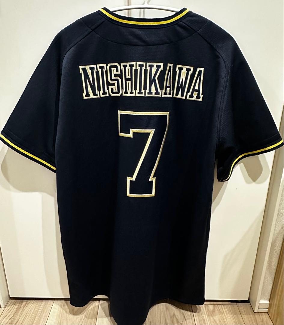 オリックスバファローズ　西川龍馬　ビジターユニフォーム　Lサイズ