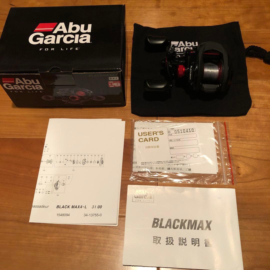 Abu Garcia ブラックマックス4 ベイトリール 左巻き