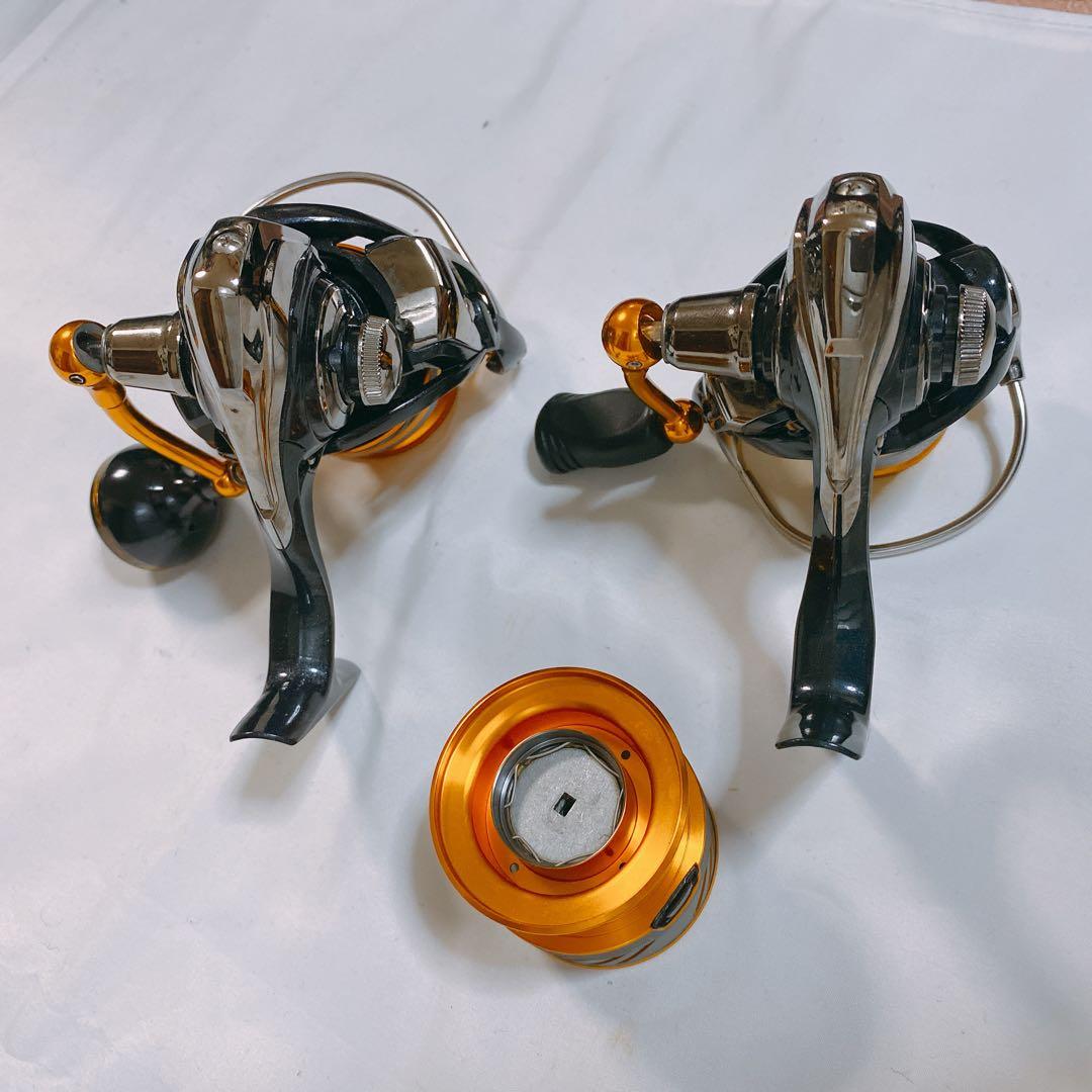 ダイワ スピニングリール2個セット＋スプール付き