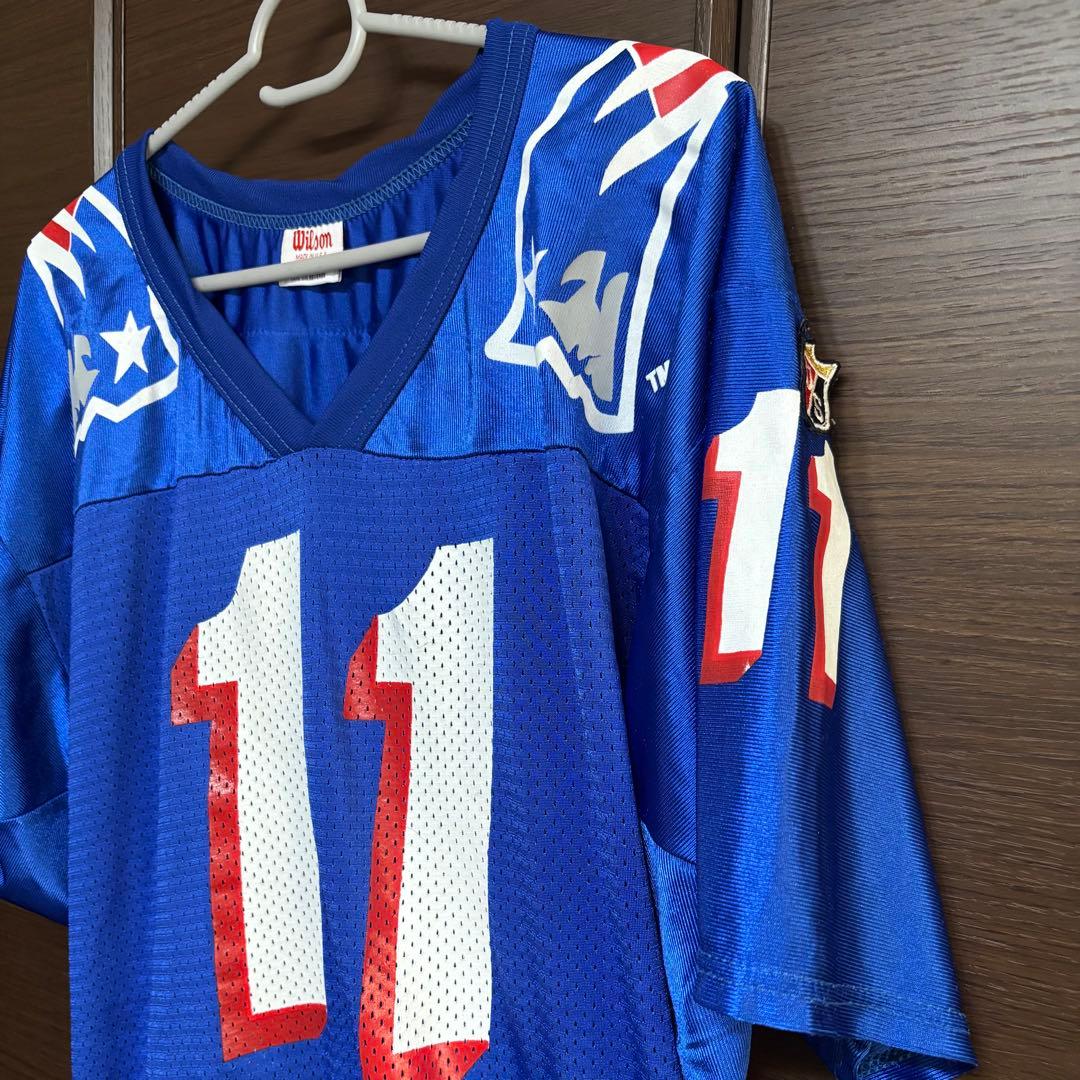 【USA製・美品】Wilson NFL パトリオット ブレッドソー L 90s