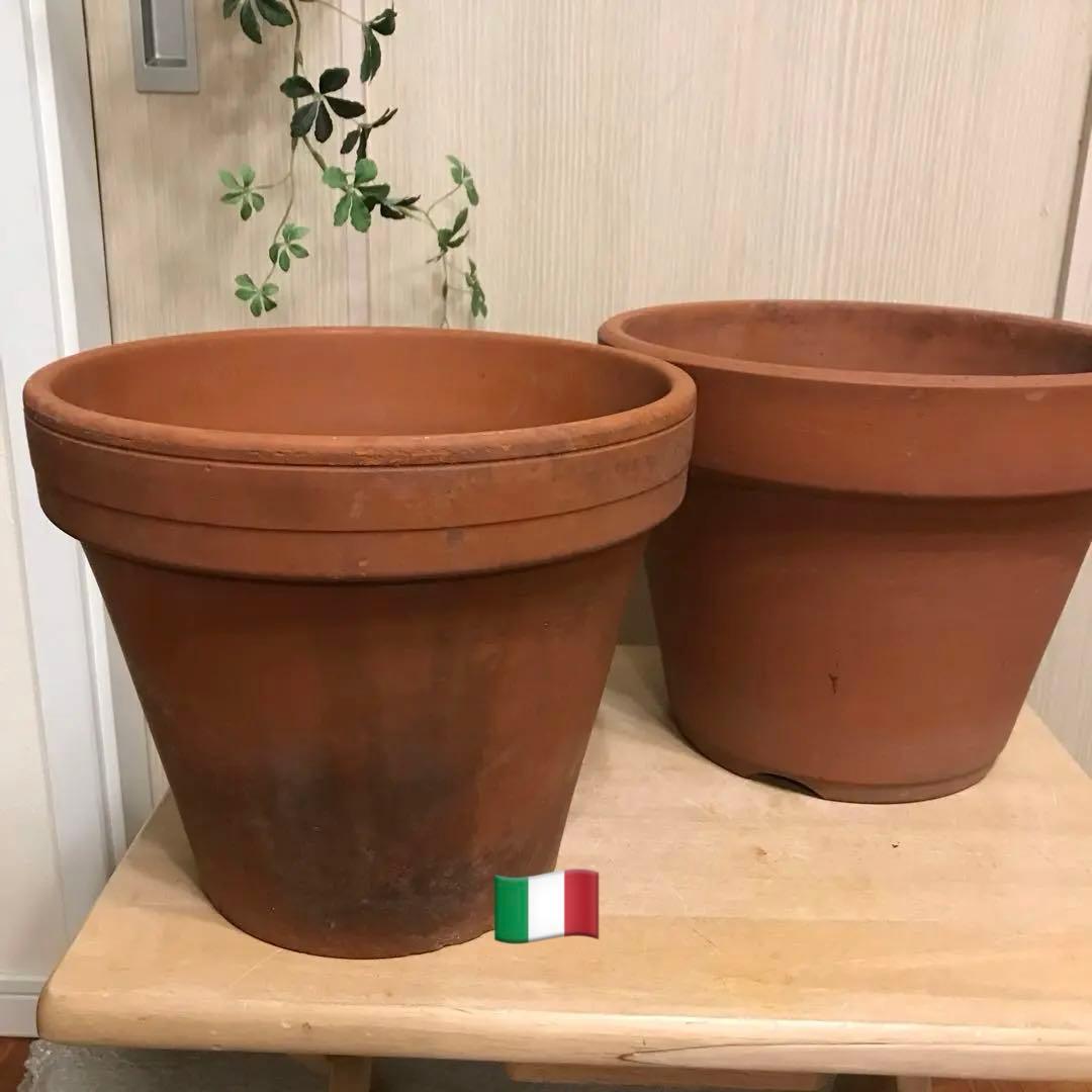 3個テラコッタ鉢　植木鉢　寄せ植えガーデン雑貨ガーデニング