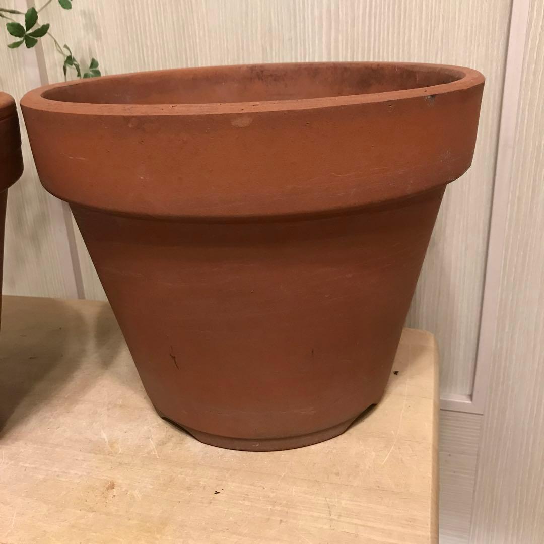 3個テラコッタ鉢　植木鉢　寄せ植えガーデン雑貨ガーデニング