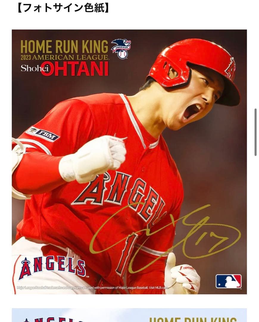 【限定品】大谷翔平 2023ホームラン王獲得記念 ポストカードセット