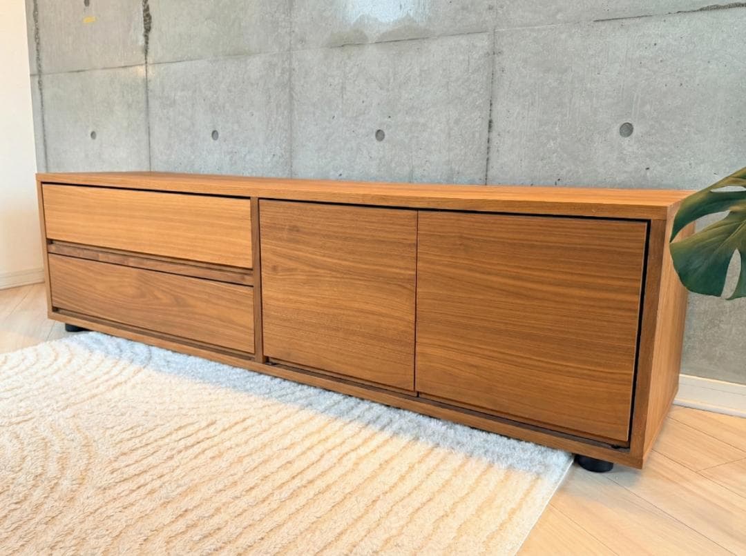 【廃盤・希少】無印良品 スタッキングキャビネット テレビボード オーク材