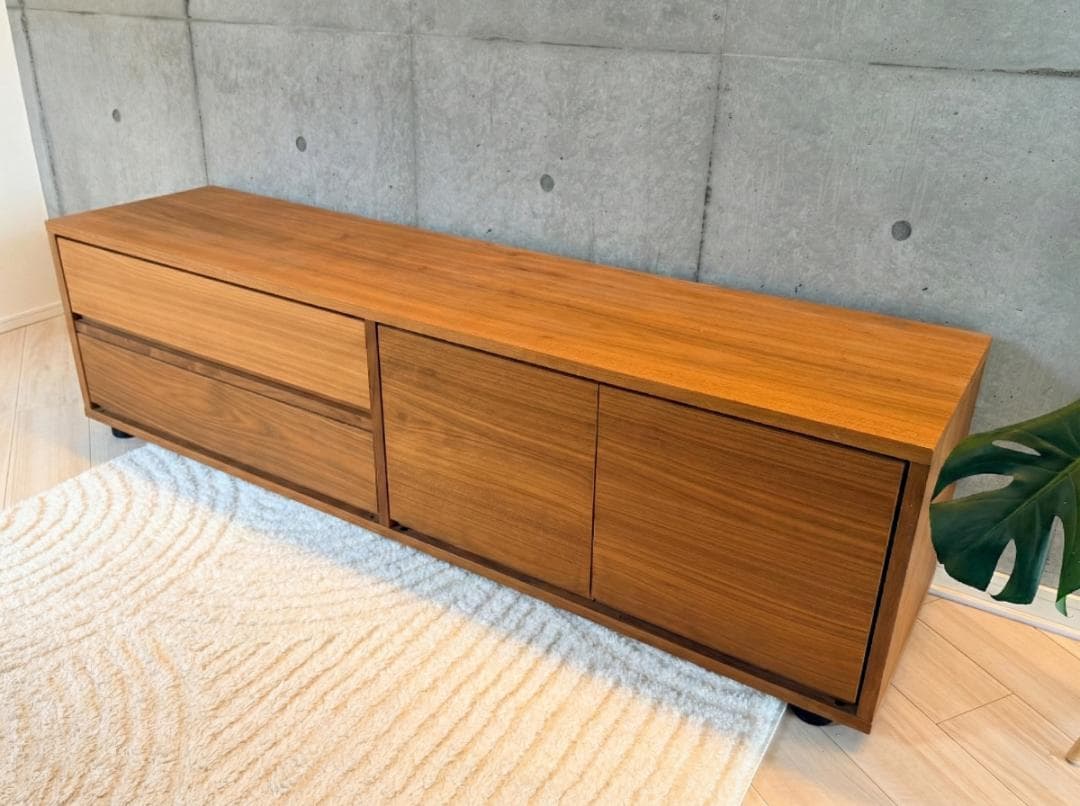 【廃盤・希少】無印良品 スタッキングキャビネット テレビボード オーク材
