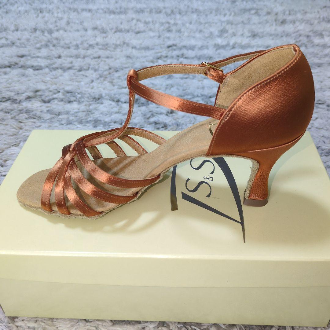 セキネ社交ダンスラテンシューズ 23.5cm ヒール7cm