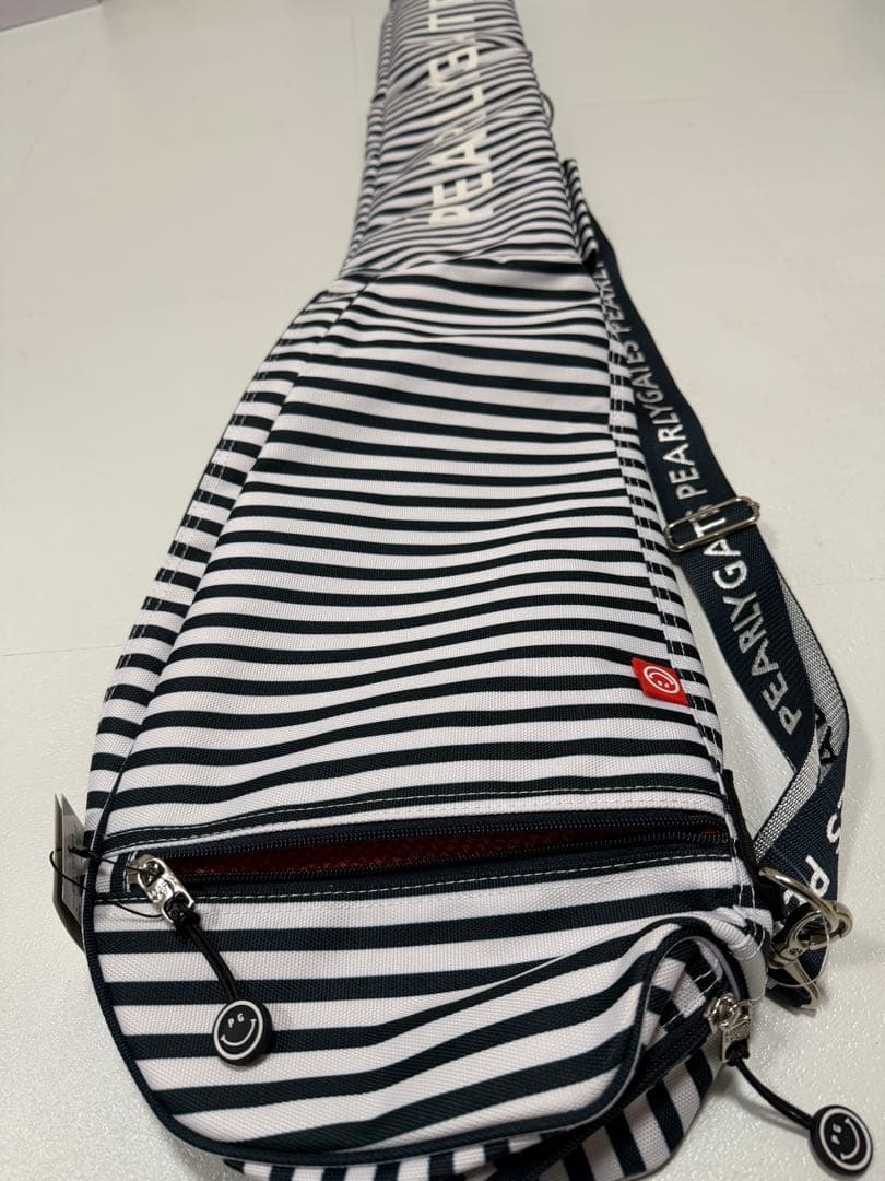 【新品タグ付き】PEARLY GATES ストライプゴルフバッグ