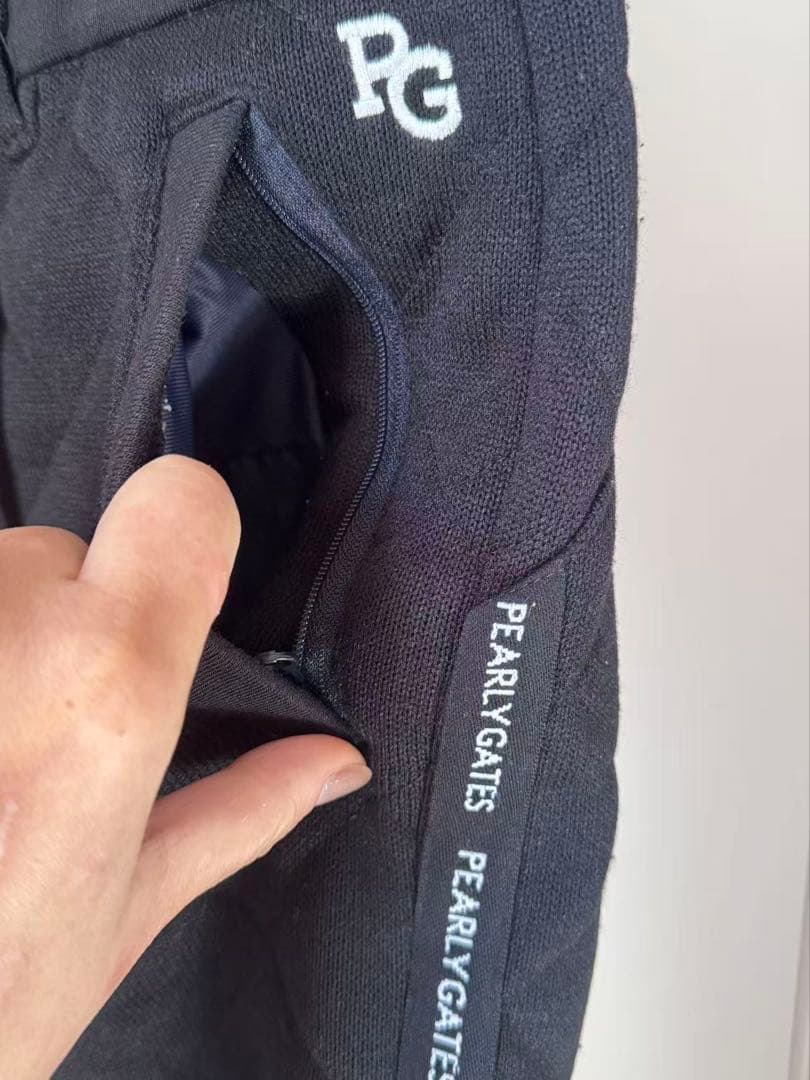 ★超美品　暖パン　ブラック　メンズ　サイズ4 PEARLY GATES GOLF