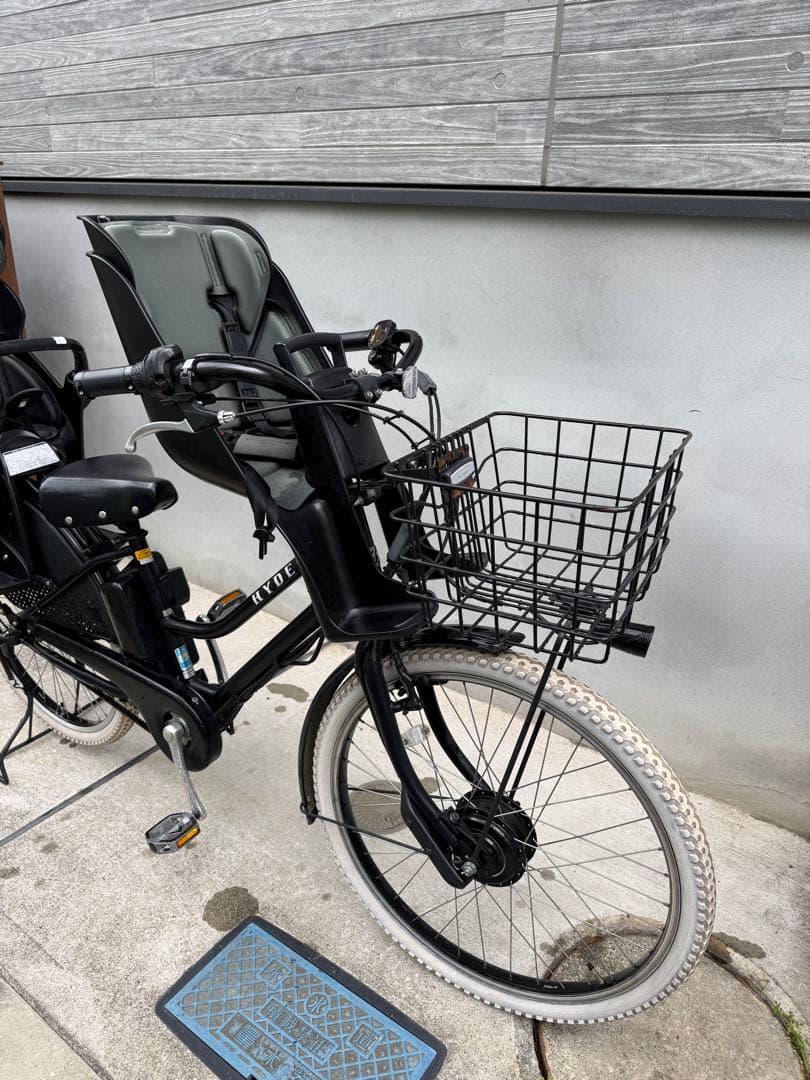 HYDEE.Ⅱハイディーツー電動アシスト自転車 チャイルドシート付き ブラック
