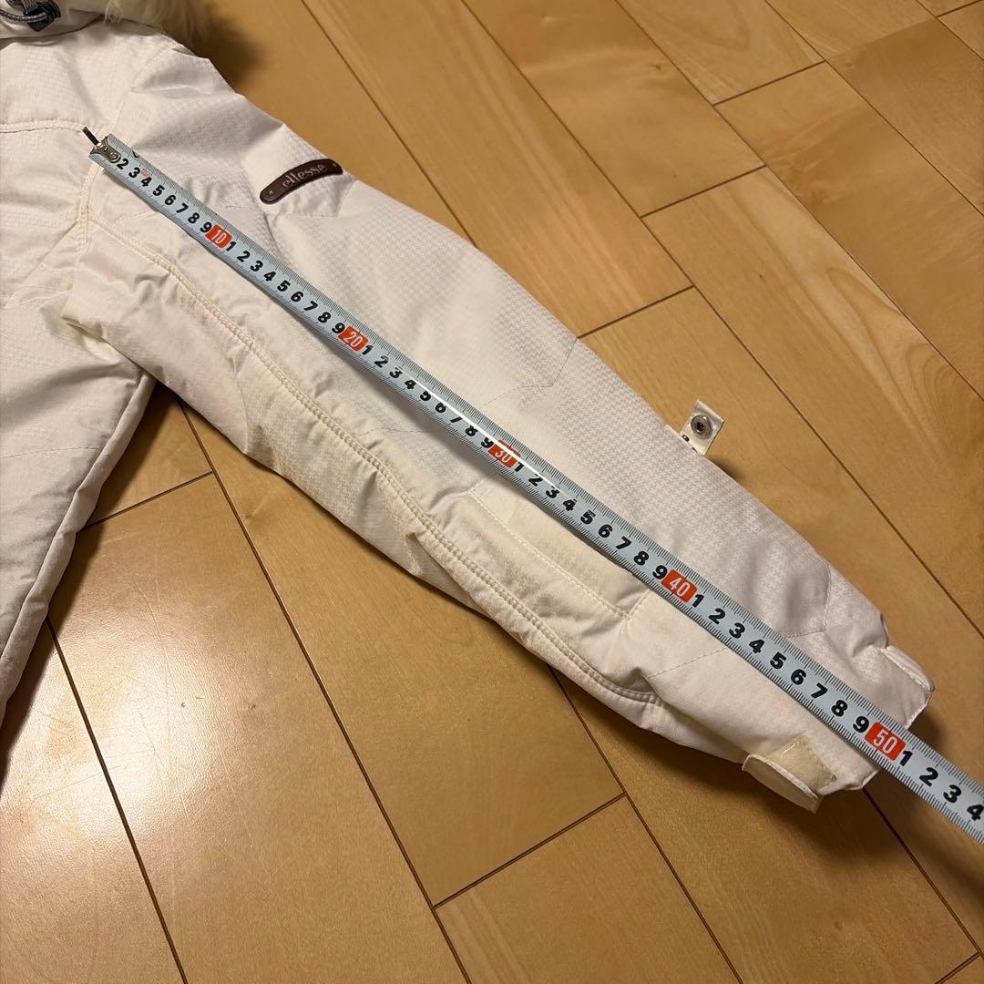 ムートンファー付き　スキーウェア　上下セット　ellesse　ゴールドウィン