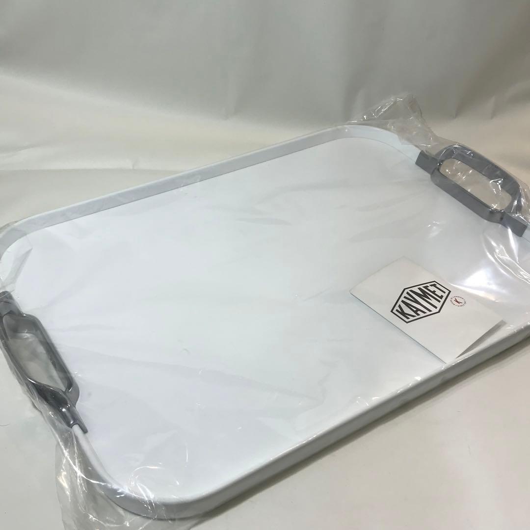 未使用　KAYMET ケイメット　トレイ　トレー　ホワイト　テーブルウェア