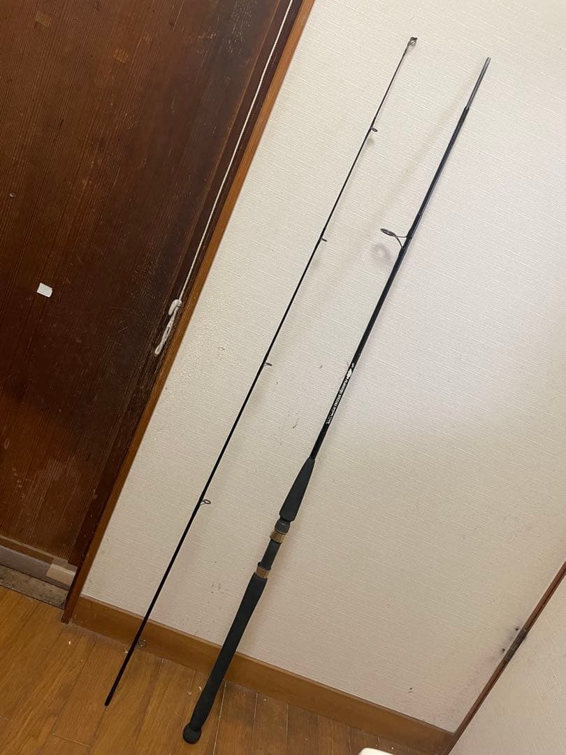 シーバスロッド カーボン製 二本継+竿袋あり