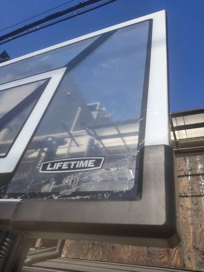 美品LIFETIME バスケットゴールLT-90585ボール＆シュークリーナー付