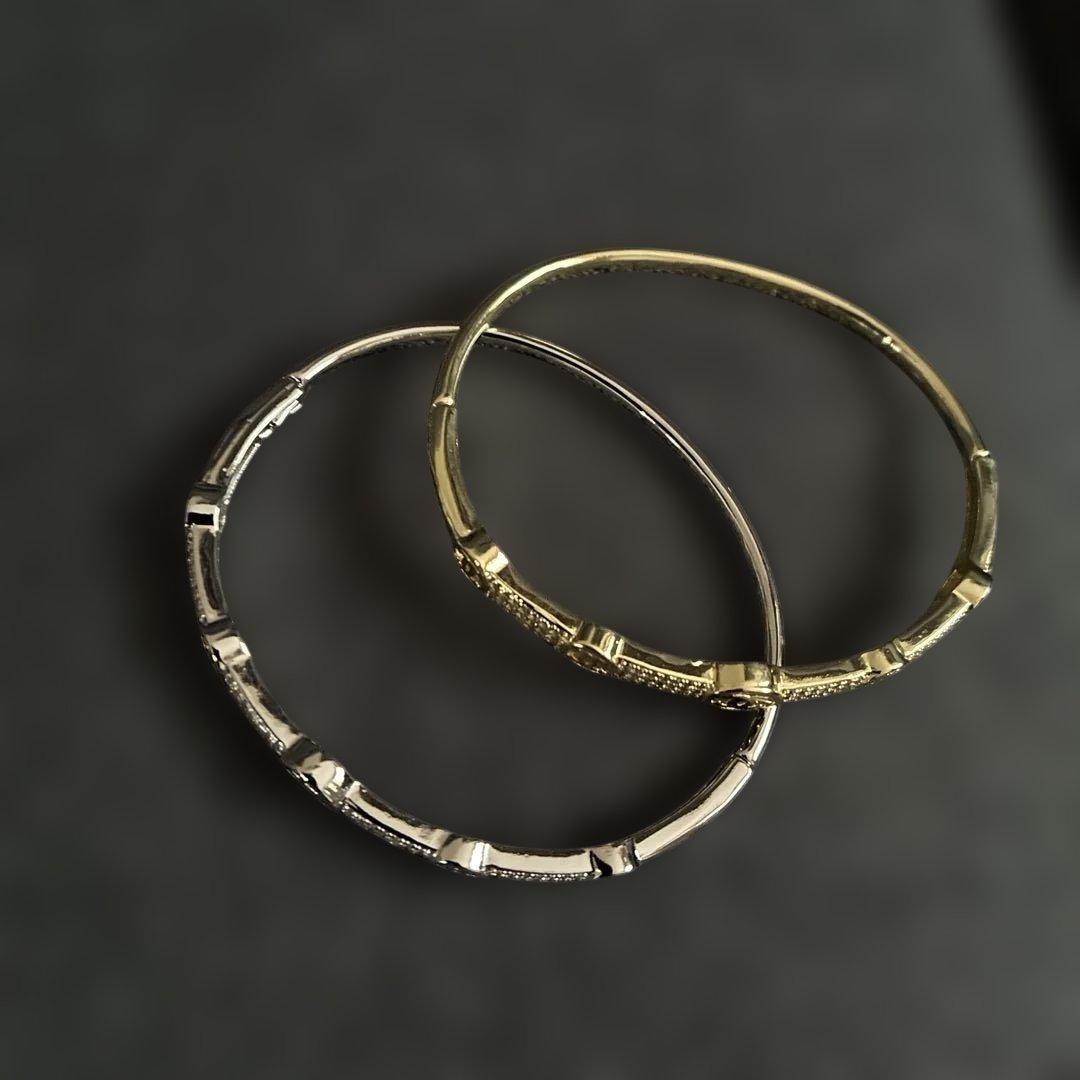 CHANEL バングル2色&ピアス3セット