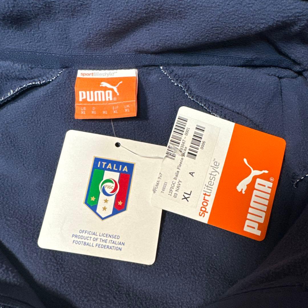 新品未使用　PUMA プーマイタリア代表 フリース ハーフジップ