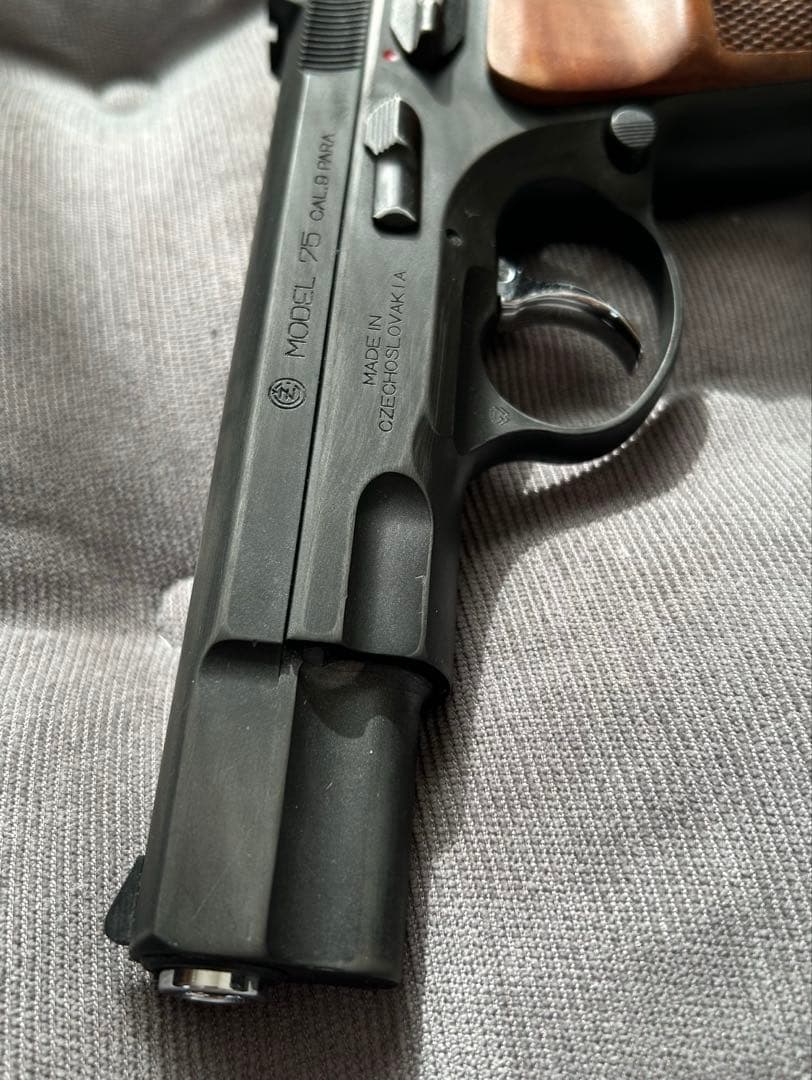 【KSC】Cz75 2nd HW system7 ＋木製グリップ【汚しver】