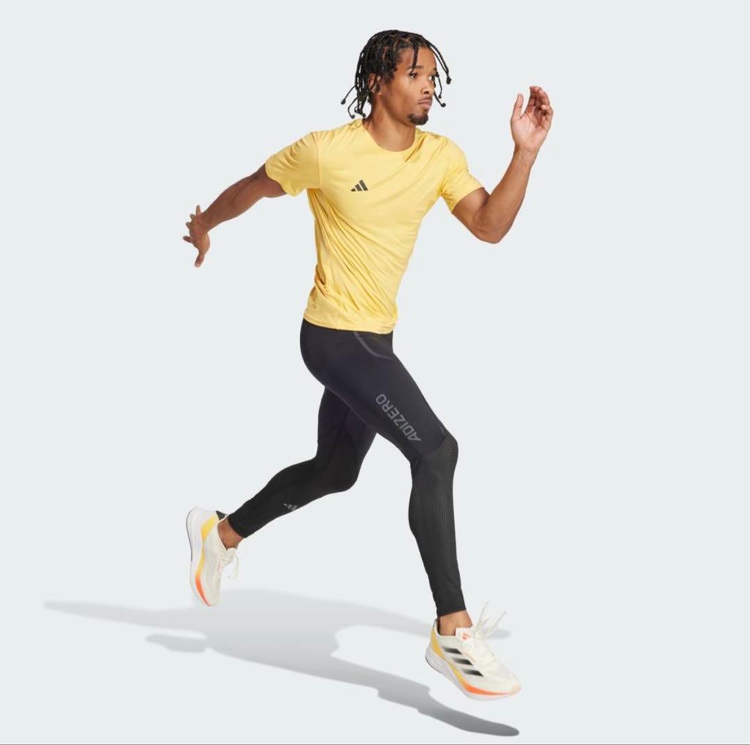 アディゼロ ランニング ロングレギンス メンズM