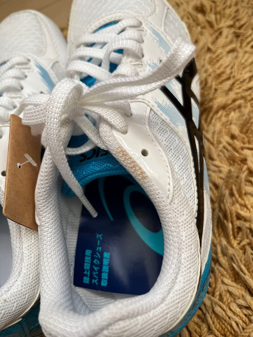「未使用」asics 陸上競技用 スパイクシューズ