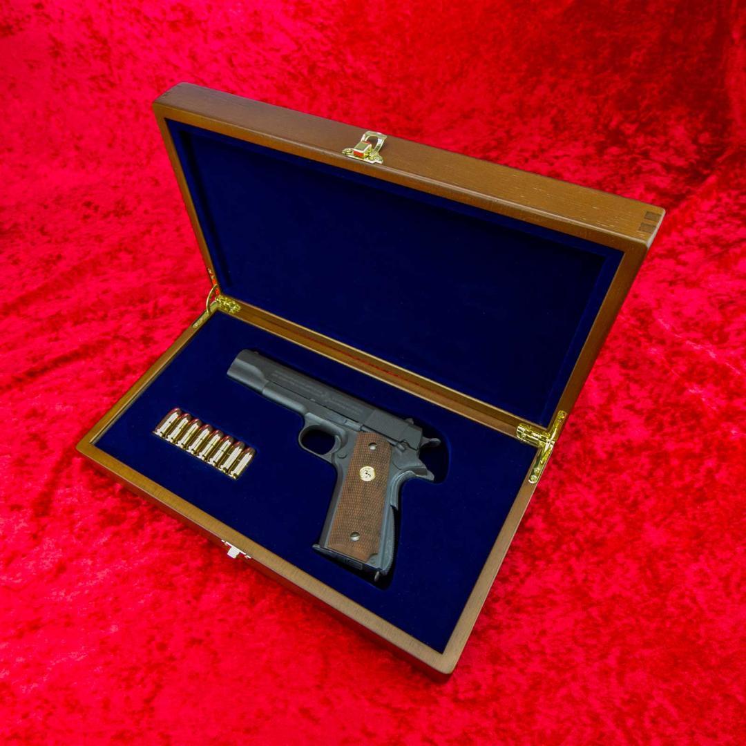 Colt M1911 専用 高級木製化粧箱 GUNケース (RedModel)
