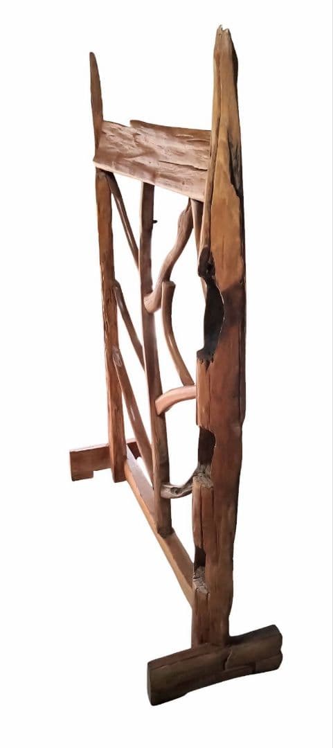 木製アートオブジェ 高さ約170cm