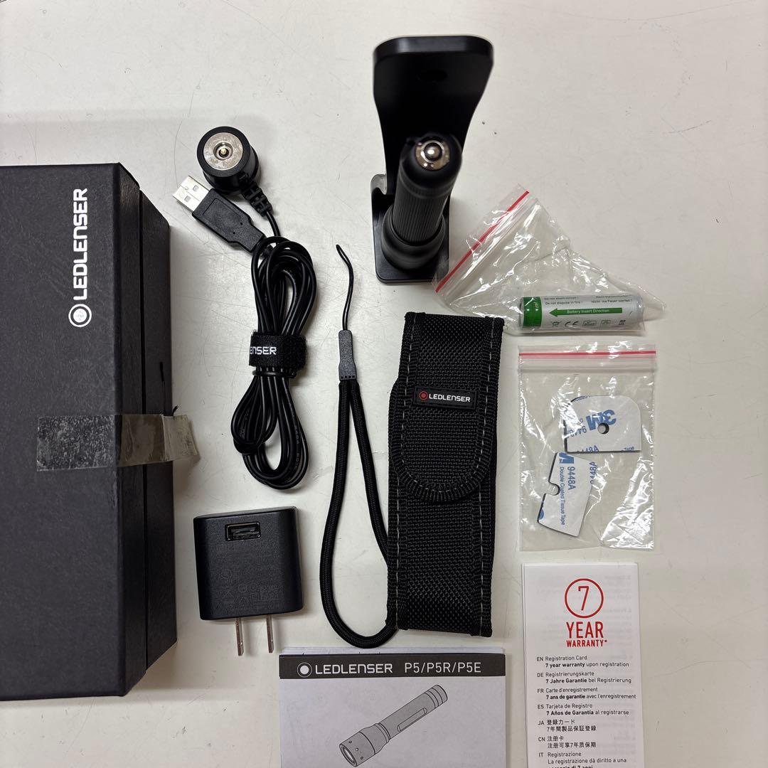【ジョイボーイ】LED LENSER P5R 充電器付