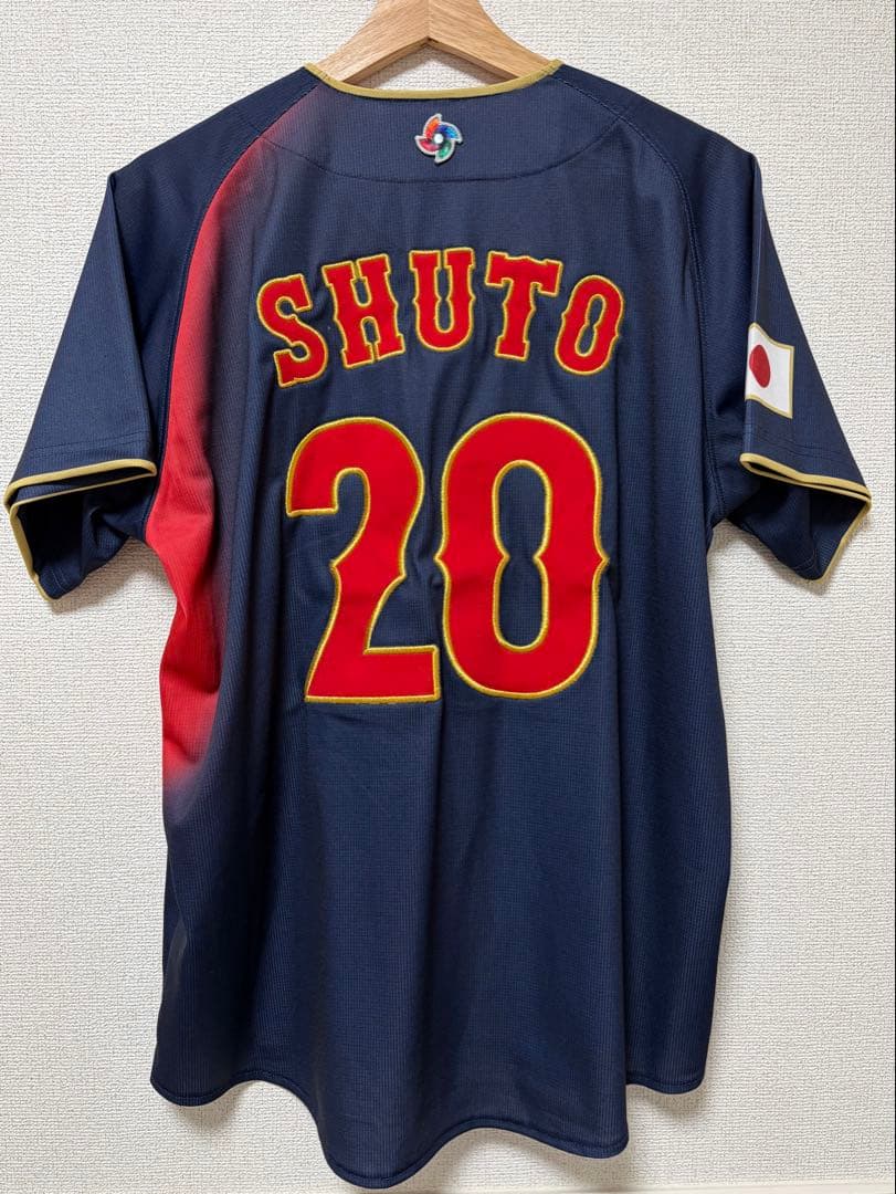 WBC 2026 侍ジャパン 周東佑京 レプリカユニフォーム ビジター Mサイズ