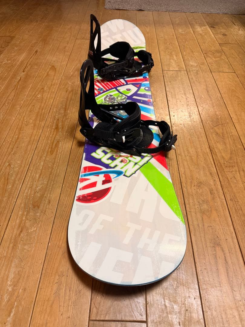 1回使用 キッズスノーボード 130cm ROSSIGNOL ×バイン×カバー